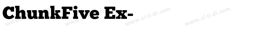 ChunkFive Ex字体转换